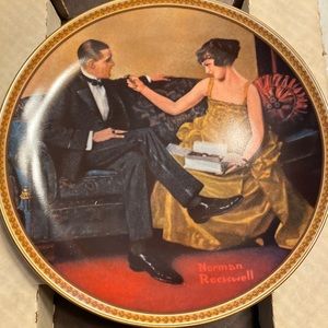 Norman Rockwell’s “Flirting in the Parlor” Collectors Plate